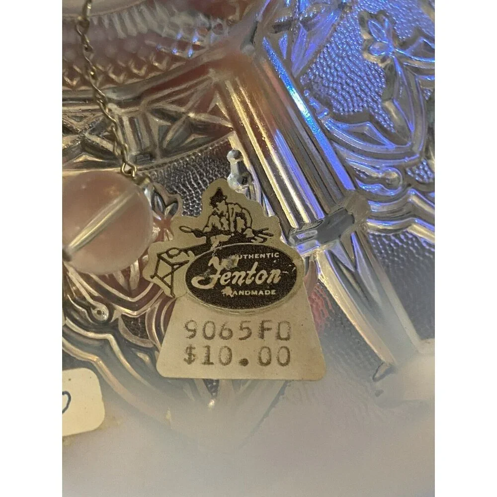 Fenton Bell SABLE ARCH Opalescent Original Paper Label Vintage